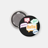 hallo talen magneet (Voorkant / Achterkant)