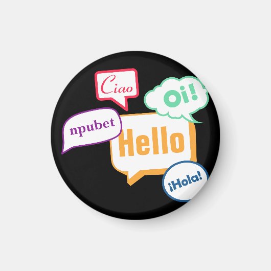 hallo talen magneet (Voorkant)