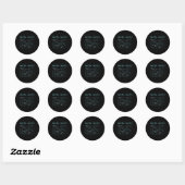 hallo Talen voor wereldwijde computerprogrammering Ronde Sticker (Vel)