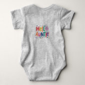 Hallo tante baby body romper (Achterkant)
