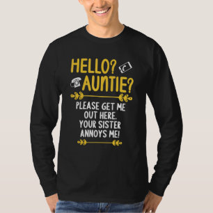 Hallo Tante Help me hier alsjeblieft uit Tante Tan T-shirt
