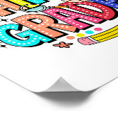 Hallo Team Derde Klas Terug naar school Derde Klas Poster (Hoek)