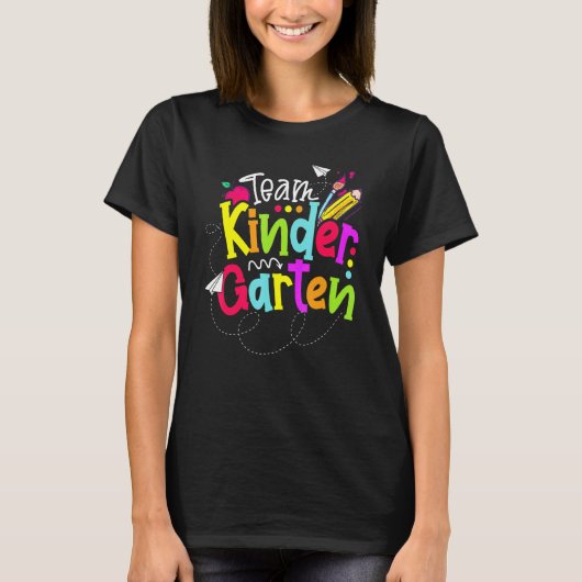 Hallo Team Kinder Garten T-shirt (Voorkant)