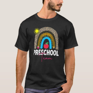 Hallo Team Preschool Terug naar school Leraar Kind T-shirt