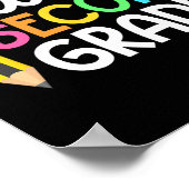 Hallo Team Tweede Klas 2e Graad Byck Terug naar Sc Poster (Hoek)