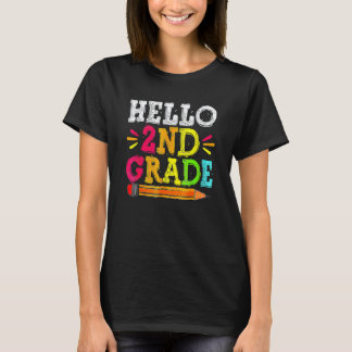 Hallo Team Tweede Klas Terug naar school T T-shirt