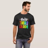 hallo team van de derde klas t-shirt (Voorkant volledig)
