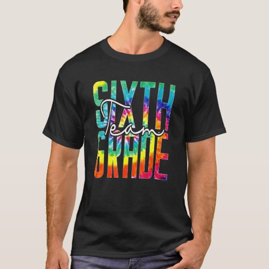 Hallo Team zesde klas terug naar school T-shirt (Voorkant)
