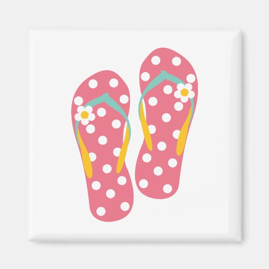 hallo Teenslippers Magneet (Voorkant)