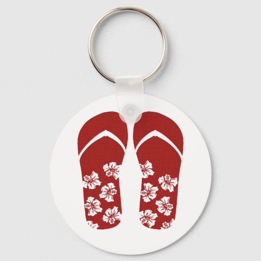 hallo Teenslippers Sleutelhanger (Voorkant)