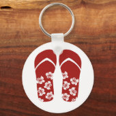 hallo Teenslippers Sleutelhanger (Voorkant)