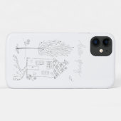 hallo Tekening voorlentinkt Case-Mate iPhone Case (Achterkant (horizontaal))