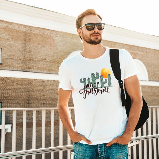 hallo Tekstontwerp T-shirt