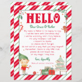 Hallo Terug Elf Welkom Ik ben terug Kerst Elf (Voorkant / Achterkant)