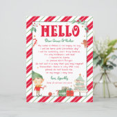 Hallo Terug Elf Welkom Ik ben terug Kerst Elf (Staand voorkant)