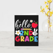 Hallo Terug naar school? 2e klas team 2e klas B Kaart (Gele Bloem)