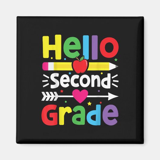 Hallo Terug naar school? 2e klas team 2e klas B Magneet (Voorkant)