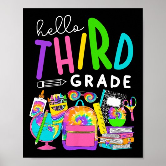 Hallo Terug naar School Poster (Voorkant)