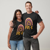 Hallo Terug naar School Pre K Rainbow Team T-shirt (Unisex)