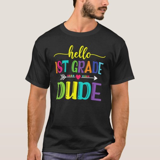 Hallo Terug naar school T-shirt (Voorkant)