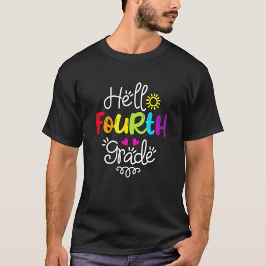 Hallo Terug naar School T-shirt (Voorkant)