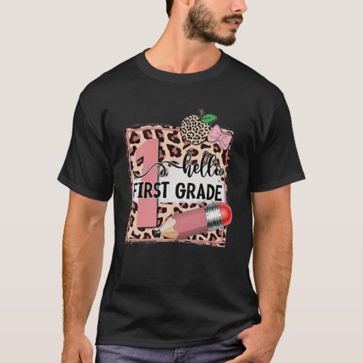 Hallo Terug naar School T-shirt (Voorkant)