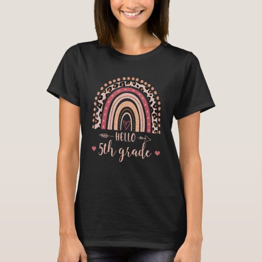 Hallo Terug naar School T-shirt (Voorkant)