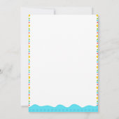 Hallo Terug naar school Vaarwel Zomer Kaart (Achterkant)