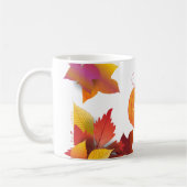 hallo Thanksgiving Holiday Herfst Maple laat decor Koffiemok (Links)