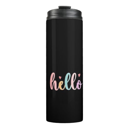 Hallo Thermische Tumbler hi Thermosbeker (Voorkant)