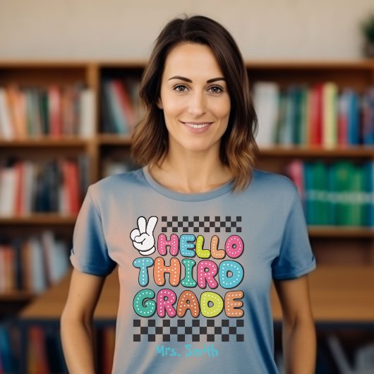 Hallo Third Grade Custom Tshirt