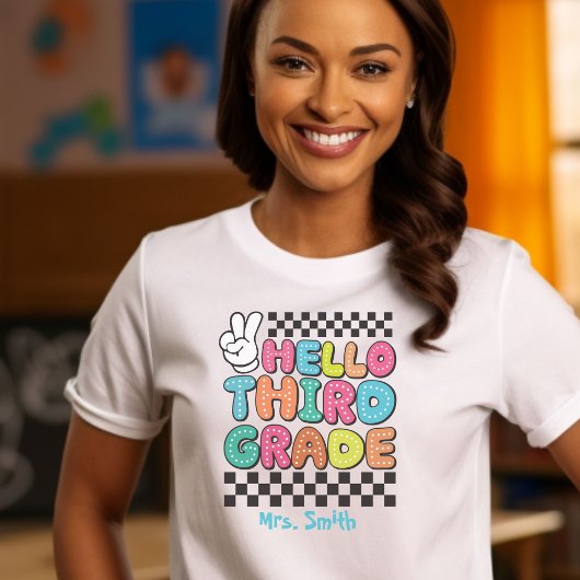 Hallo Third Grade Custom Tshirt