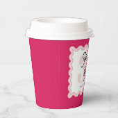 Hallo Thirty Wavy Groovy 30e verjaardag Papieren Bekers (Rechts)