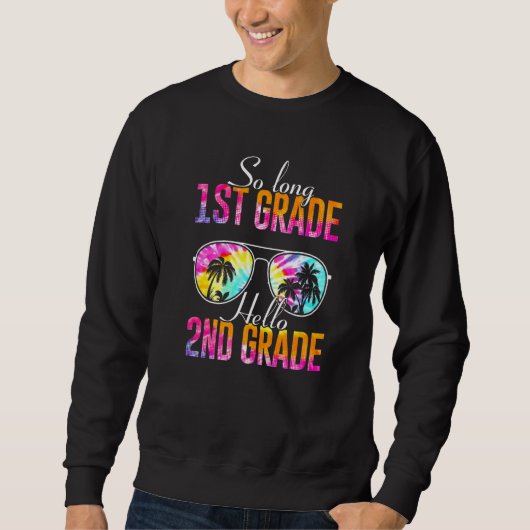 Hallo Tie Dye Zo Lang 1e Grade Trui (Voorkant)