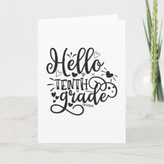 hallo tiende graad kaart