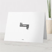 HALLO Tijdschrifttypografie Kaart (groot) (Achterkant)