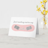 Hallo Tin Cans Kaart (Gele Bloem)