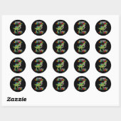 Hallo Tot ziens 3e klas Ronde Sticker (Vel)