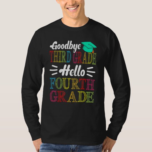 Hallo Tot ziens, derde klas T-shirt (Voorkant)