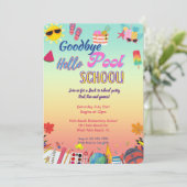 Hallo Tot ziens Pool Kaart (Staand voorkant)