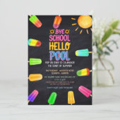 Hallo Tot ziens school Kaart (Staand voorkant)