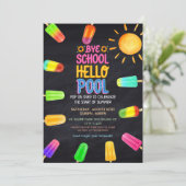 Hallo Tot ziens school Kaart (Staand voorkant)