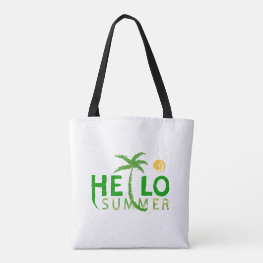 hallo tote bag (Achterkant)