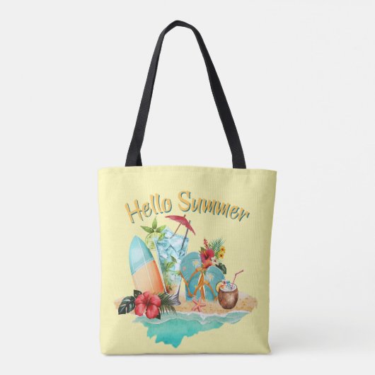hallo tote bag (Achterkant)