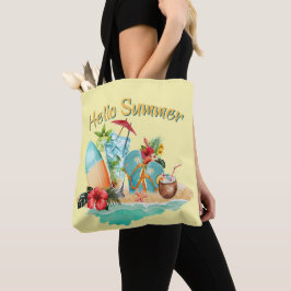 hallo tote bag