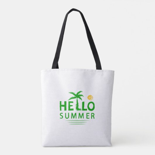 hallo tote bag (Achterkant)