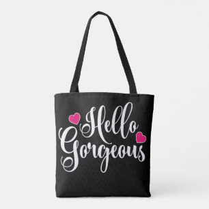 hallo tote bag