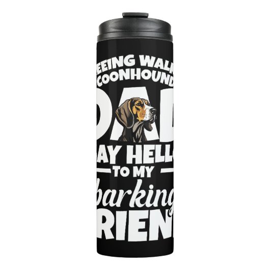 Hallo Treeing Walker Coonhound Dad Say Thermosbeker (Voorkant)