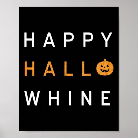 Hallo Trendy Halloween Happy Poster (Voorkant)