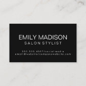 Hallo Trendy handgeschreven Waterverf Visitekaartje (Achterkant)